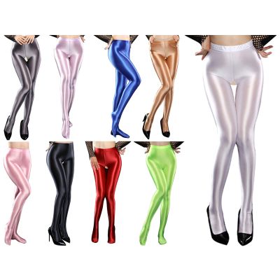 Women's Tights Yoga Pantyhose Smooth Underwear Nylon Stockings Glossy Lingerie